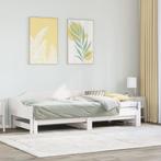 vidaXL Slaapbank met onderschuifbed 90x200 cm massief, Huis en Inrichting, Verzenden, Nieuw