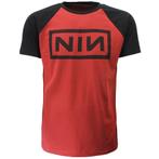 Nine Inch Nails Raglan Style Logo T-Shirt - Officiële, Nieuw