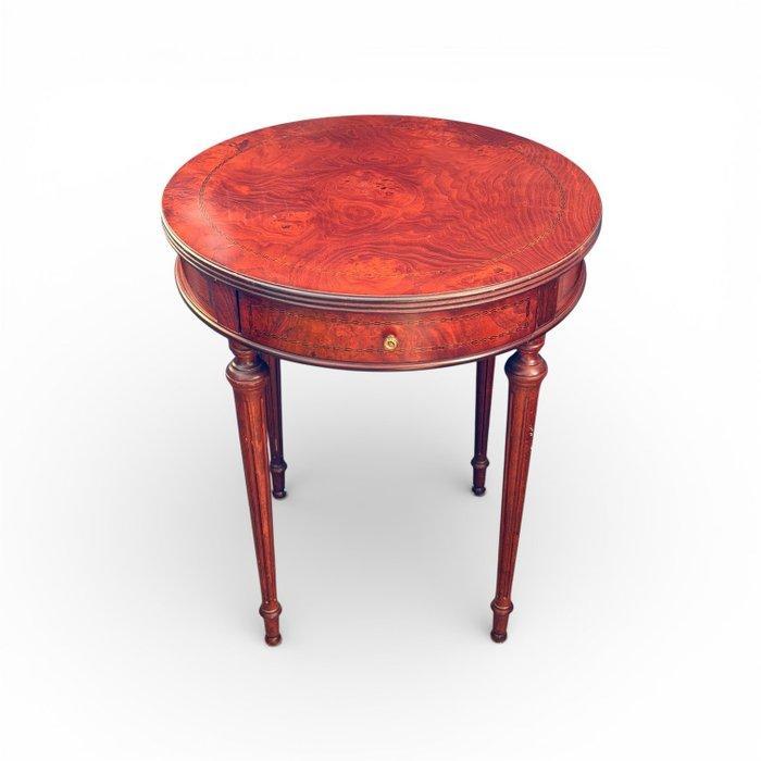 Bijzettafel - Mahonie - Warmwaterkruik, Huis en Inrichting, Overige Huis en Inrichting