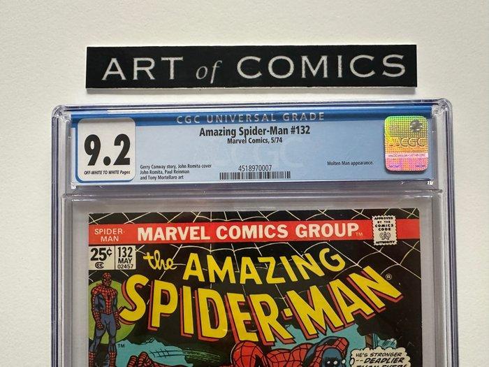 Amazing Spider-Man #132 - Molten Man Appearance - CGC 9.2 -, Boeken, Strips | Comics