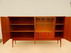 WK Möbel - Buffet - Bois, Verre - Buffet des années 50, Antiek en Kunst