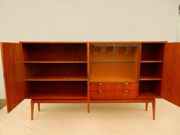WK Möbel - Buffet - Bois, Verre - Buffet des années 50 beschikbaar voor biedingen