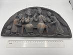 Religieus bas-reliëf - 38 cm - 2,6 kg - Terracotta - 20e