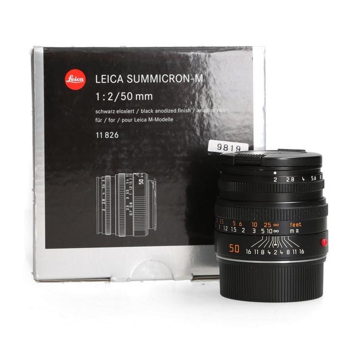 Leica 50mm F2.0 Summicron-M (11826), Audio, Tv en Foto, Foto | Lenzen en Objectieven, Ophalen of Verzenden