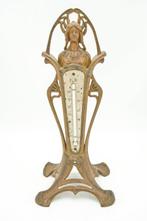 Art Nouveau - Thermometer - Zamak, Antiquités & Art