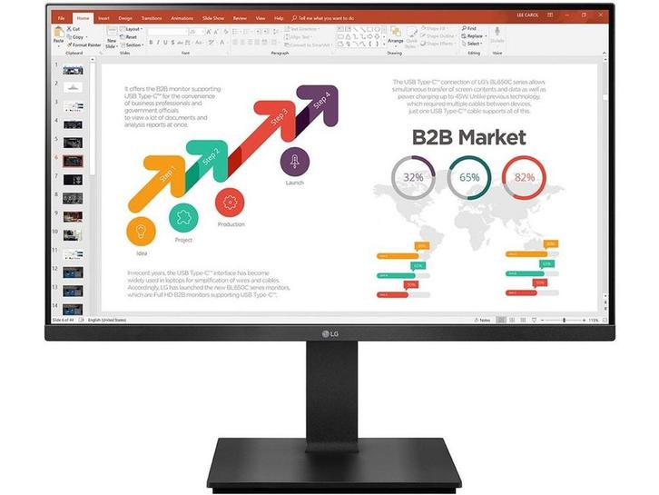 LG 24BP450S - Computer Monitor 23.8 Inch - Full HD 1920 x, Huis en Inrichting, Woonaccessoires | Overige, Zo goed als nieuw, Verzenden
