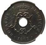 België. Leopold II. 10 Centimes 1902 frans (Zonder, Postzegels en Munten