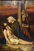 Jos. Laurs (XX) - Maria bij Jezus, Antiek en Kunst