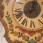 Horloge murale Forêt-Noire - Vintage Bois, Laiton -, Antiquités & Art