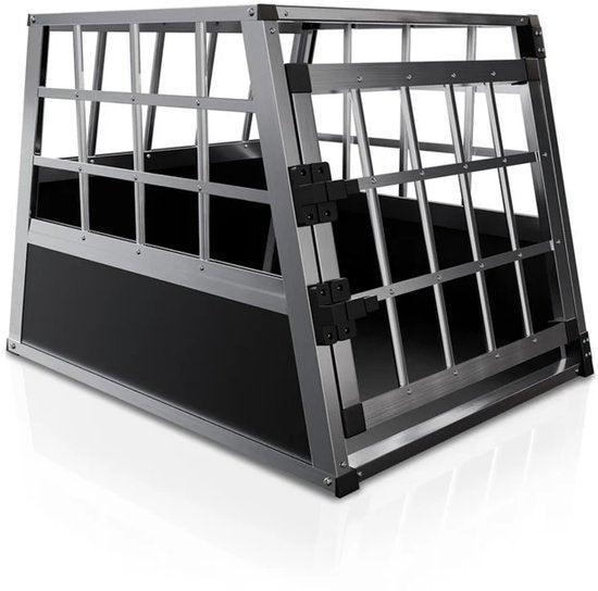 2dekans | Aluminium hondentransportbox - M, Dieren en Toebehoren, Honden-accessoires, Ophalen of Verzenden