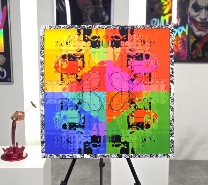 Patryk Konrad - Kaleidoscope Mickey Mouse Multicolor Optical, Antiek en Kunst, Kunst | Schilderijen | Modern