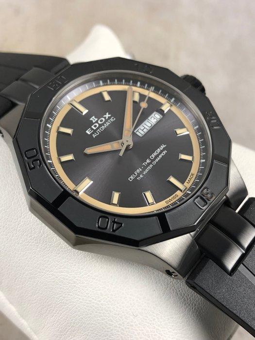 Edox - Delfin The Original Day Date Automatic -, Handtassen en Accessoires, Horloges | Heren