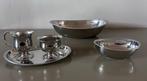 Alessi - Suiker en roomstel (5) - And 2 bowls - Stainless