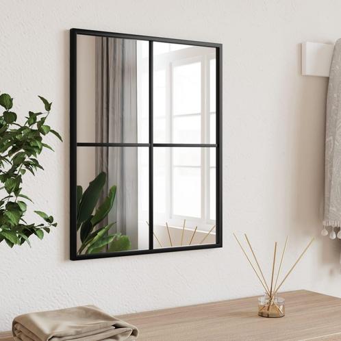 vidaXL Miroir mural noir 40x50 cm rectangulaire fer, Maison & Meubles, Accessoires pour la Maison | Miroirs, Neuf, Envoi