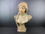 Richard Aurili - Buste, Art Nouveau large plaster bust. - 56