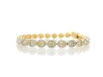 Armband - 18 karaat Geel goud - 7.88ct. tw. Diamant, Nieuw