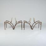 Elam - Gae Aulenti - Stoel - lira - Staal, Textiel