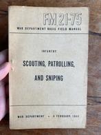Official WW2 US Army Sniper handbook - Airborne - Normandy -, Collections, Objets militaires | Seconde Guerre mondiale