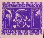 Oostenrijkse 1946 Anti-Fascistische postzegel: doodshoofd..., Verzamelen, Militaria | Algemeen, Verzenden