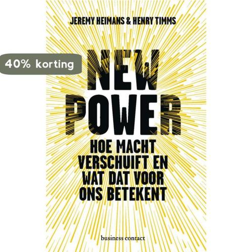 New Power 9789047009528 Jeremy Heimans, Boeken, Politiek en Maatschappij, Zo goed als nieuw, Verzenden