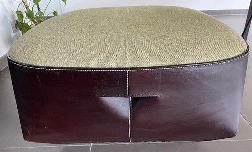Walter Knoll - Poef - Isanka - Leder, Antiek en Kunst, Antiek | Meubels | Stoelen en Sofa's