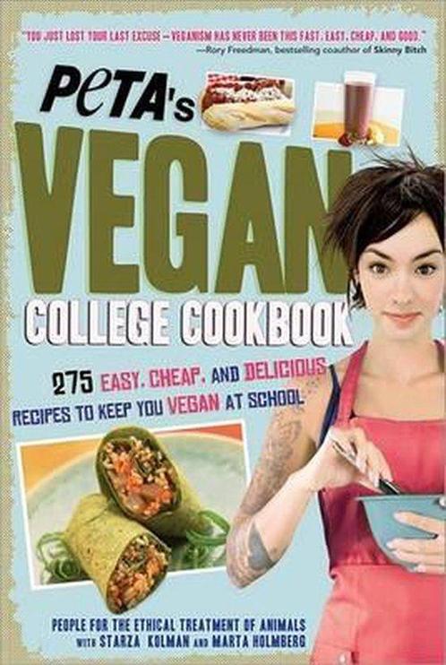 PETAs Vegan College Cookbook 9781402218859, Livres, Livres Autre, Envoi