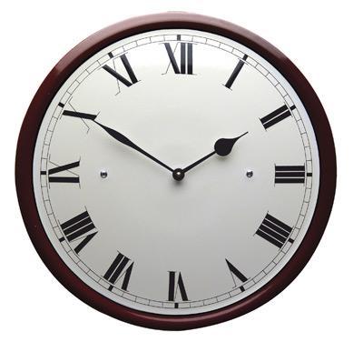 Emaille klok crème met bordeauxrand, Verzamelen, Merken en Reclamevoorwerpen, Verzenden