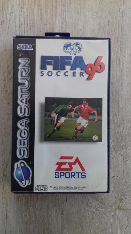 FIFa 96 zonder boekje (Sega Saturn tweedehands game), Games en Spelcomputers, Spelcomputers | Sega, Ophalen of Verzenden