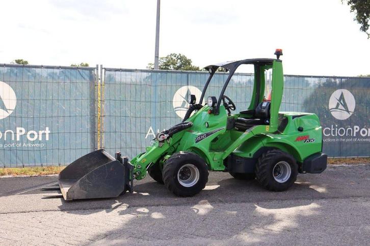 Veiling: Kniklader Avant M735 Diesel 19kW 2021, Zakelijke goederen, Machines en Bouw | Kranen en Graafmachines, Ophalen