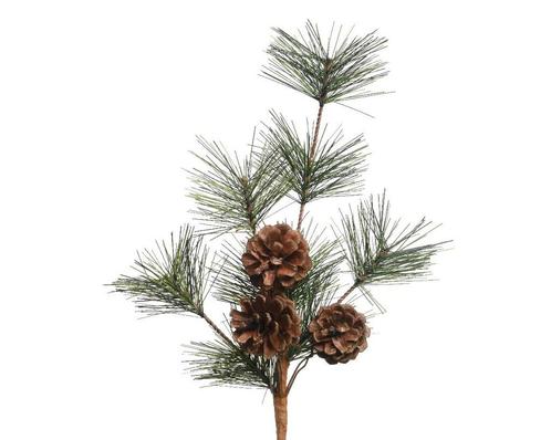 Sober dennengroen kerstgroen met dennenappels 30 cm, Huis en Inrichting, Woonaccessoires | Kunstplanten en Kunstbloemen, Nieuw