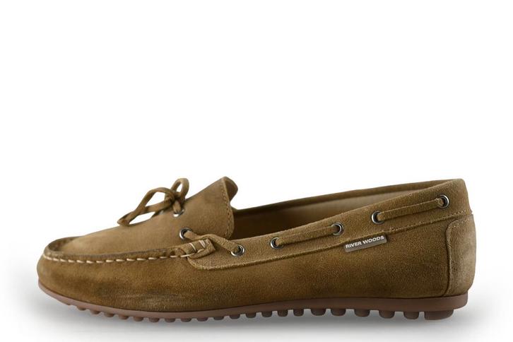 River Woods Instappers in maat 39 Beige, Kleding | Dames, Schoenen, Beige, Zo goed als nieuw, Instappers, Verzenden