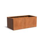 Cortenstaal plantenbak 200x100x80cm - Met bodem, Tuin en Terras, 100 cm of meer, Nieuw, Metaal, 60 cm of meer