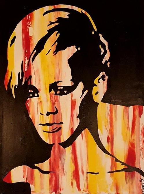 Liesens - Rihanna (groter werk), Antiek en Kunst, Kunst | Schilderijen | Modern