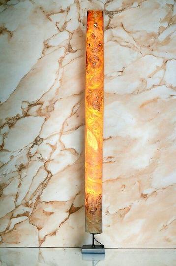 Veneerlamps - Tadeusz Piesiak - Staande lamp - Gouden Mara -
