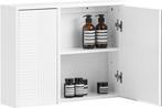 2dekans | SoBuy BZR153-W Spiegelkast met lamellendeur,, Huis en Inrichting, Woonaccessoires | Spiegels, Ophalen of Verzenden, Nieuw