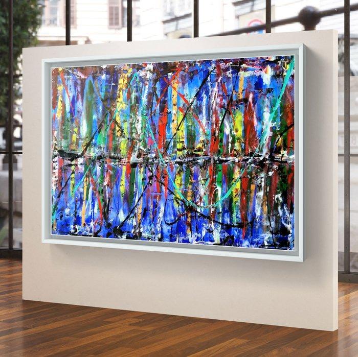 Irena Lenartowicz - Art Vibes - XXL, Antiek en Kunst, Kunst | Schilderijen | Modern