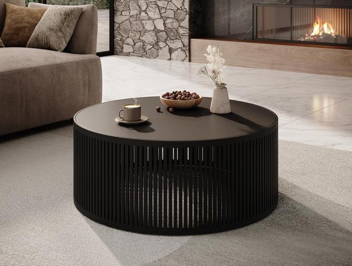 Meubella Salontafel rond zwart 75 cm | Modern, Maison & Meubles, Tables | Tables de salon, Envoi