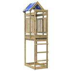 vidaXL Speeltoren Bruin 52.5 x 85 x 239 cm Massief, Verzenden