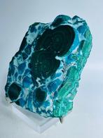 Malachiet van topkwaliteit met chrysocolla-exemplaar – een