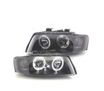 PHARES POUR AUDI A4 B6 00-04 ANGEL EYES CCFL FOND NOIR, Autos : Pièces & Accessoires, Verzenden