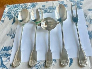 Christofle - Bestekset (5) - Vendôme - Verzilverd -
