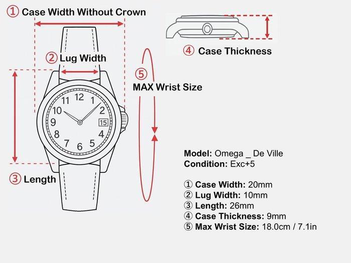Omega - De Ville - Zonder minimumprijs - Dames - 1970-1979, Bijoux, Sacs & Beauté, Montres | Hommes