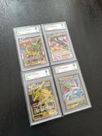 Pokémon - 4 Graded card - RAYQUAZA VMAX - GOLD & M RAYQUAZA
