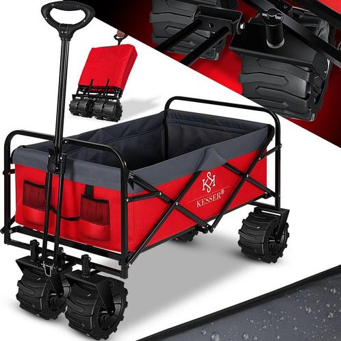 KESSER® Bolderkar - Opvouwbaar - Bolderwagen - Rood, Doe-het-zelf en Bouw, Gereedschap | Overige machines, Verzenden