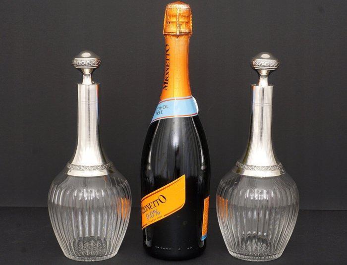 Charles Barrier - Karaf (4) - Charles Barrier (Parijs,, Antiek en Kunst, Antiek | Zilver en Goud