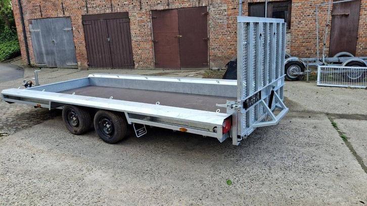 Veiling: Machinetransporter 4.80x1.80m 3500kg Nieuw, Auto's, Vrachtwagens, Ophalen