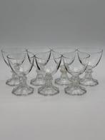 Val Saint Lambert - Wijnglas (7) - Yale - Kristal, Antiek en Kunst