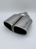 Uitlaat Sierstuk RVS Dubbel ovaal – 2 x 95X70mm, Auto-onderdelen, Ophalen of Verzenden, Nieuw