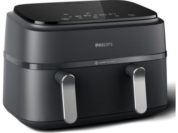 Veiling - Philips 3000 Series Dual Airfryer - NA351/00 - Dub, Elektronische apparatuur, Airfryers, Gebruikt