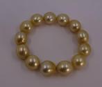 Armband Grote afmeting - Diep gouden Zuidzee parels -, Handtassen en Accessoires, Nieuw